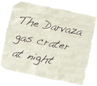 The Darvaza gas crater at night