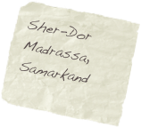 Sher-Dor Madrassa, Samarkand