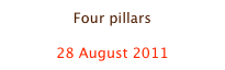 Four pillars

28 August 2011